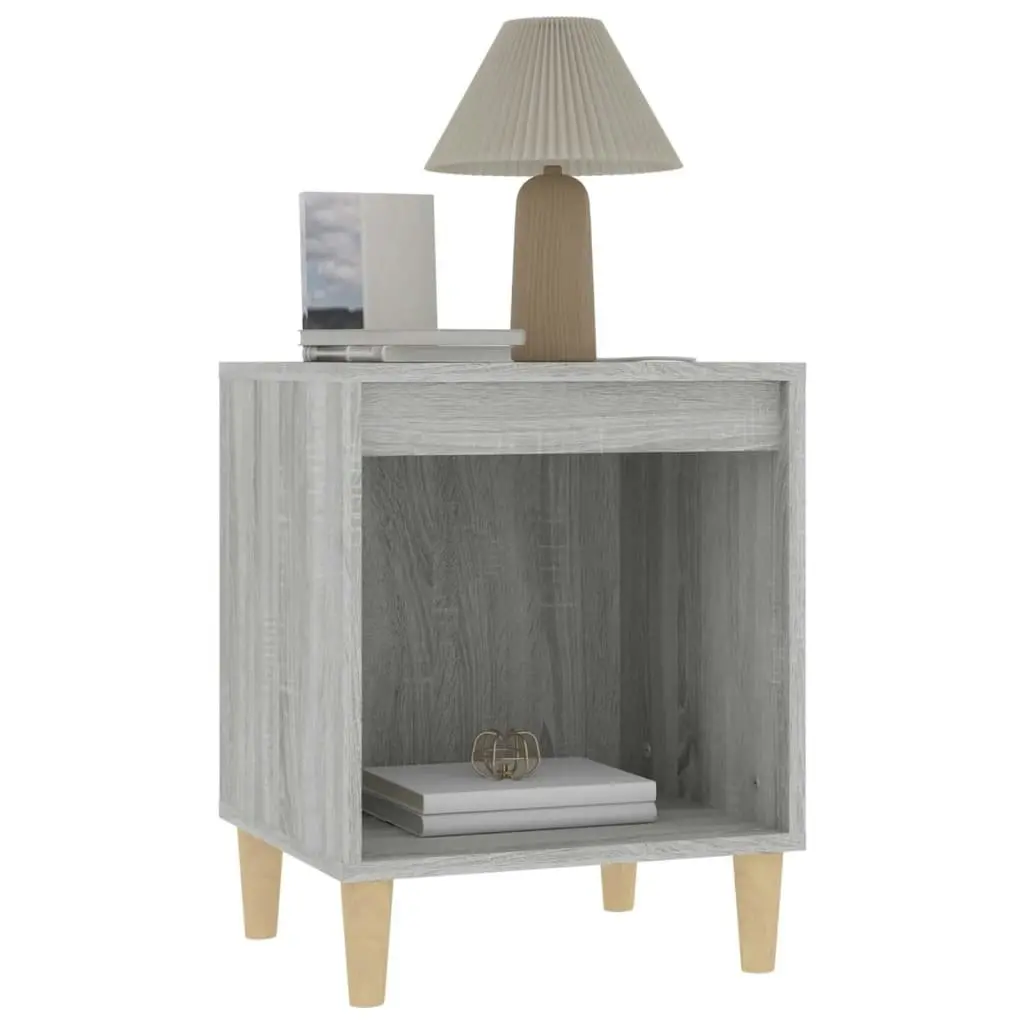 Bedside Cabinet Grey Sonoma 40x35x50 cm 821870