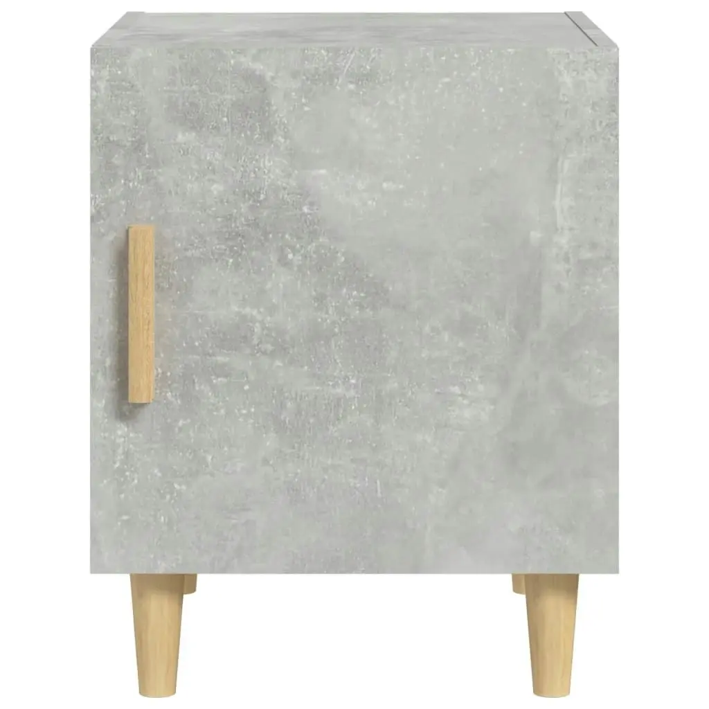 Bedside Cabinet Concrete Grey Engineered Wood 812050