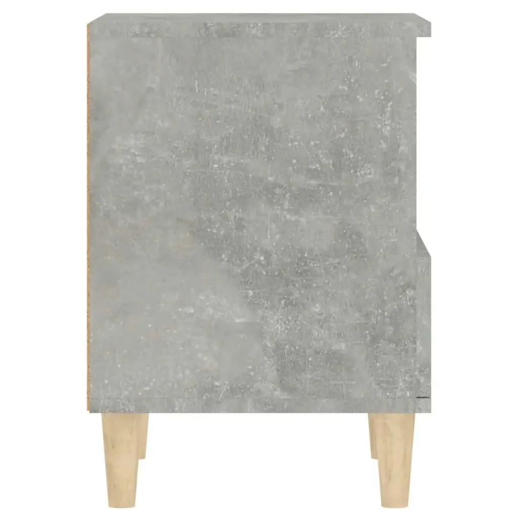 Bedside Cabinet Concrete Grey 40x35x50 cm 821802