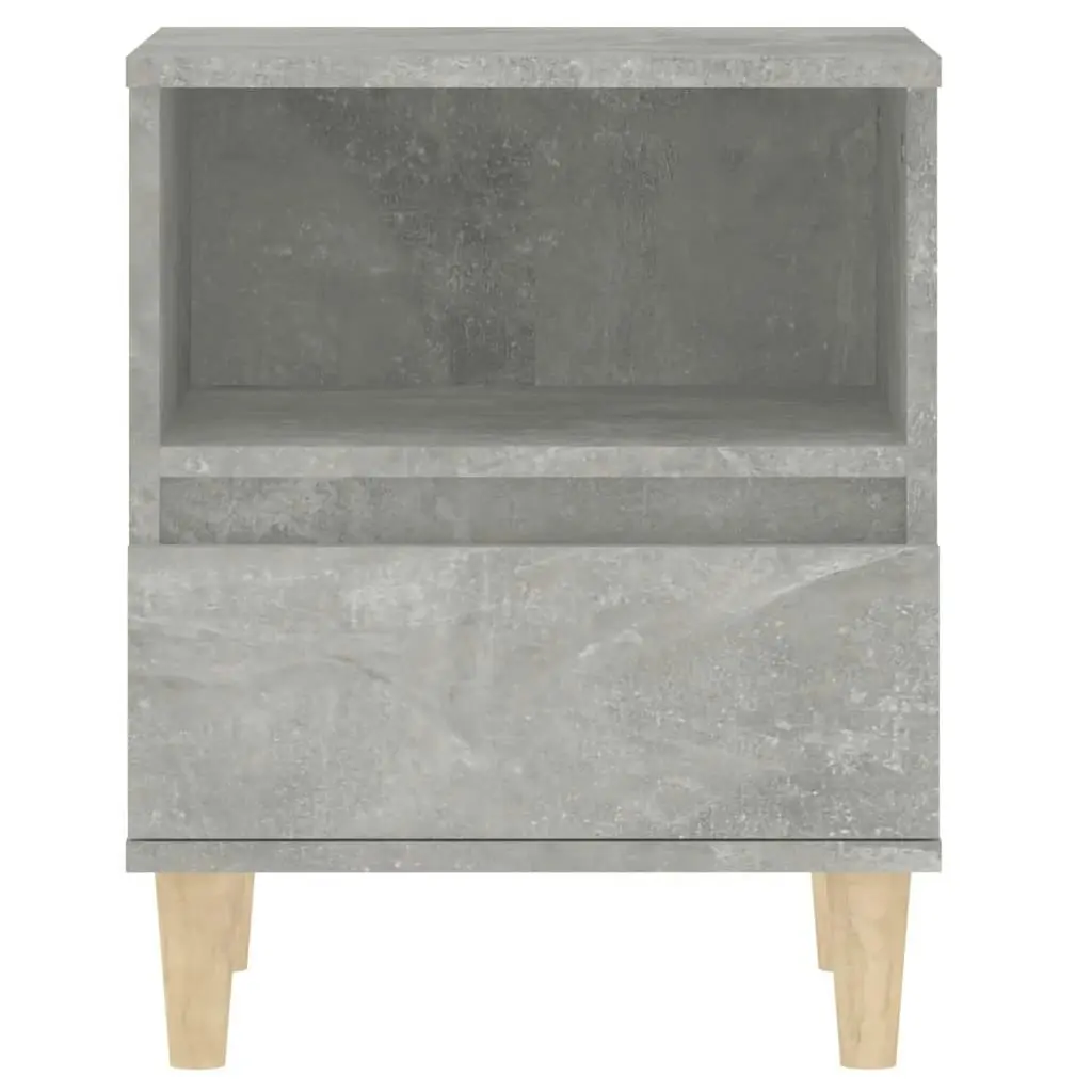 Bedside Cabinet Concrete Grey 40x35x50 cm 821802