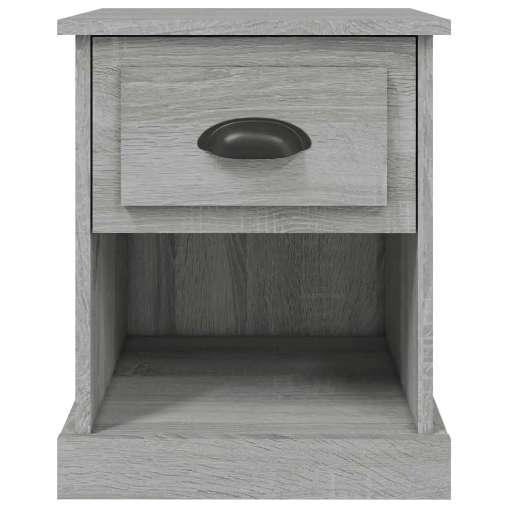 Bedside Cabinet Grey Sonoma 39x39x47.5 cm Engineered Wood 816140