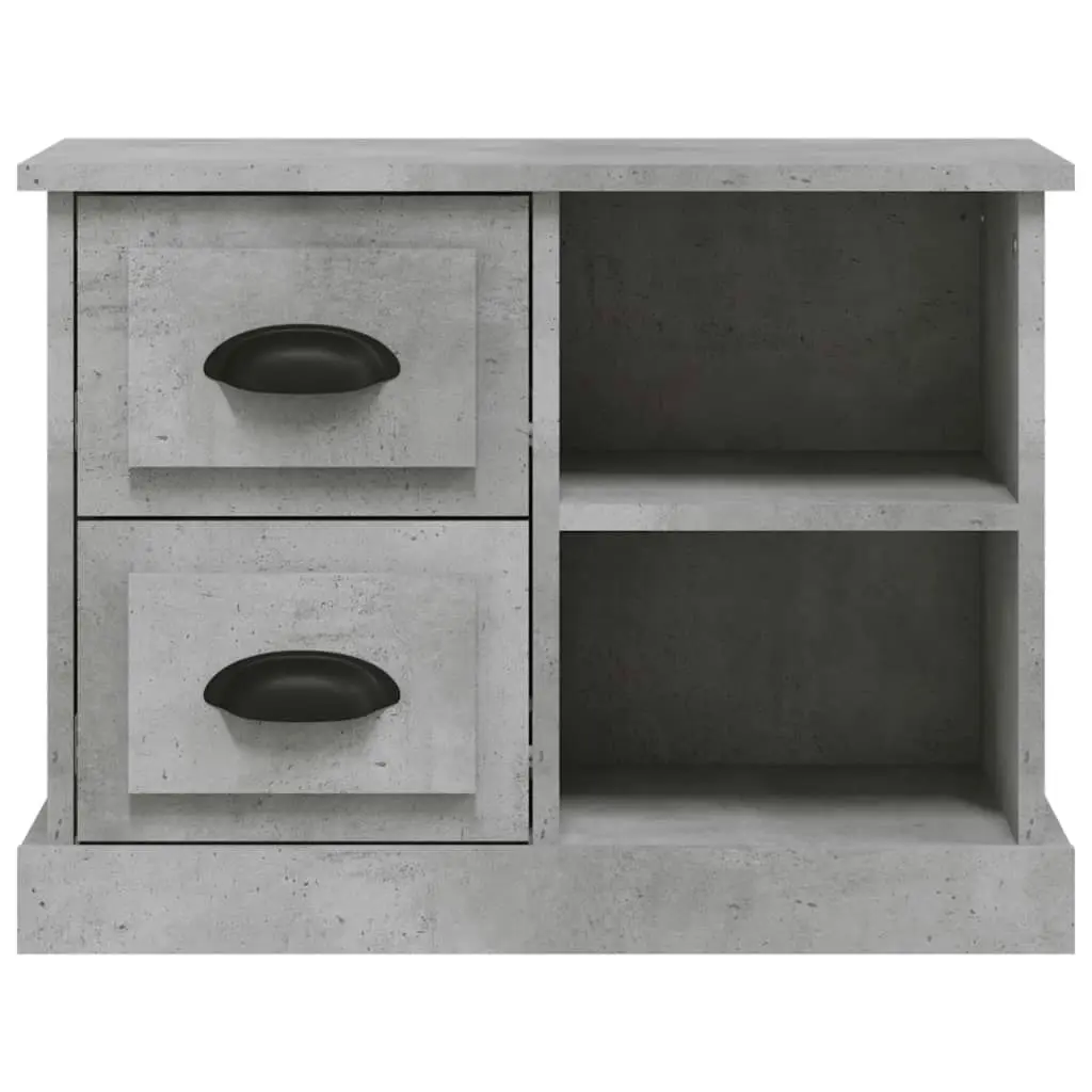 Bedside Cabinet Concrete Grey 60x35.5x45 cm 816372