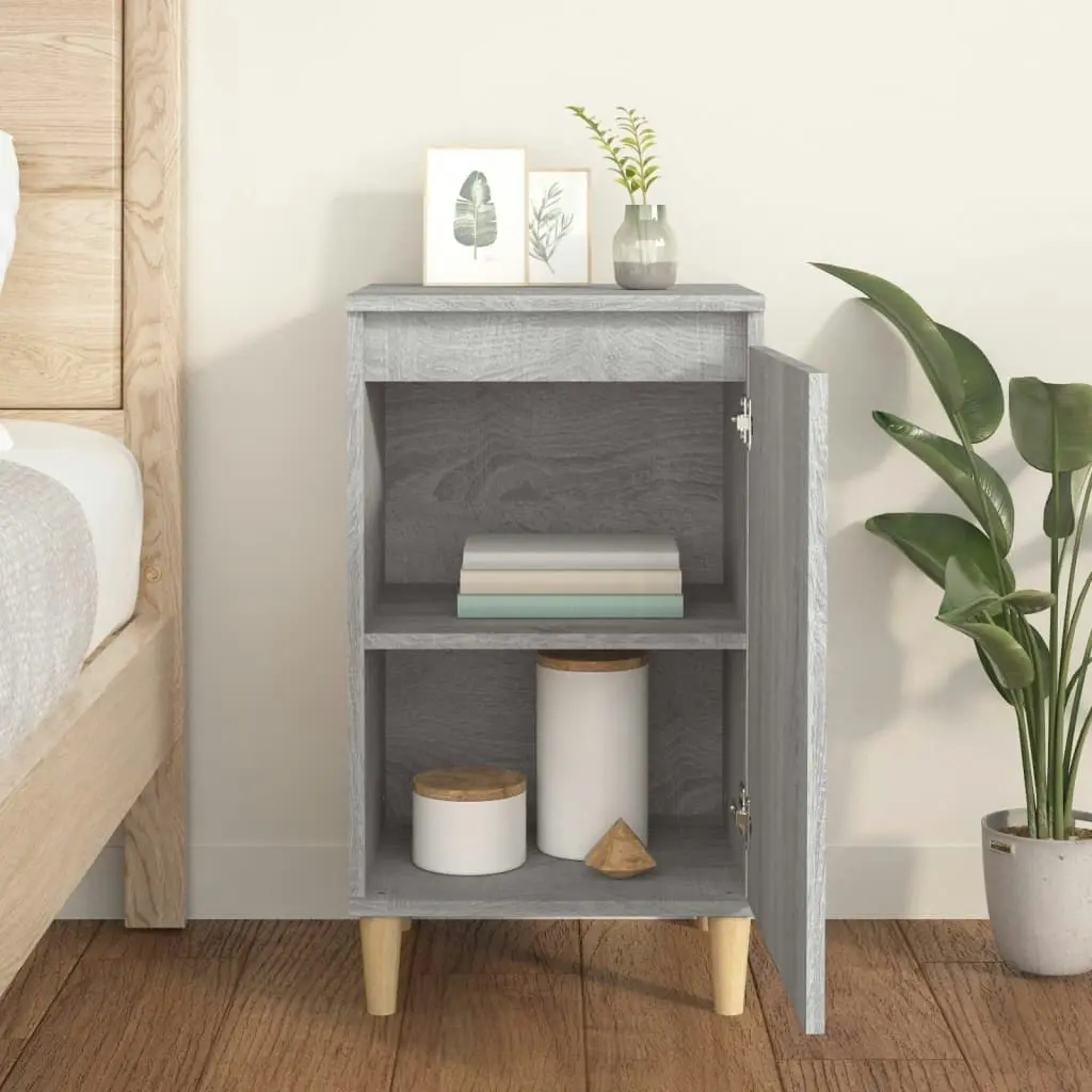 Bedside Cabinet Grey Sonoma 40x35x70 cm Engineered Wood 819640