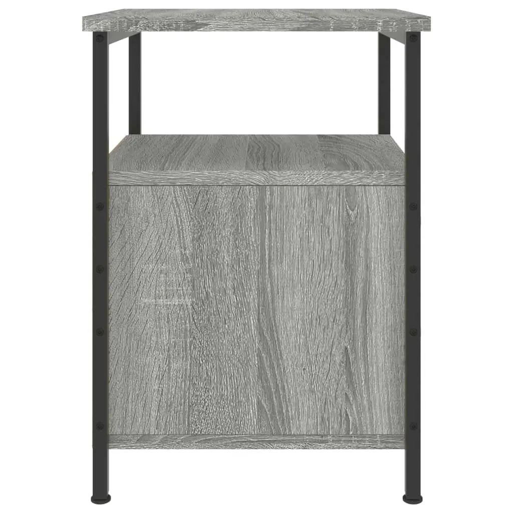 Bedside Cabinet Grey Sonoma 34x35.5x50 cm Engineered Wood 826019