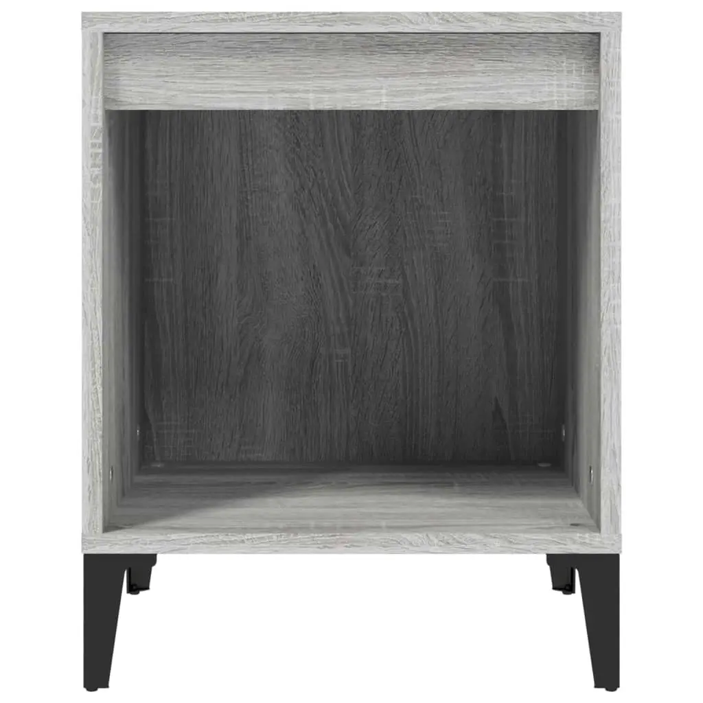 Bedside Cabinet Grey Sonoma 40x35x50 cm 821886