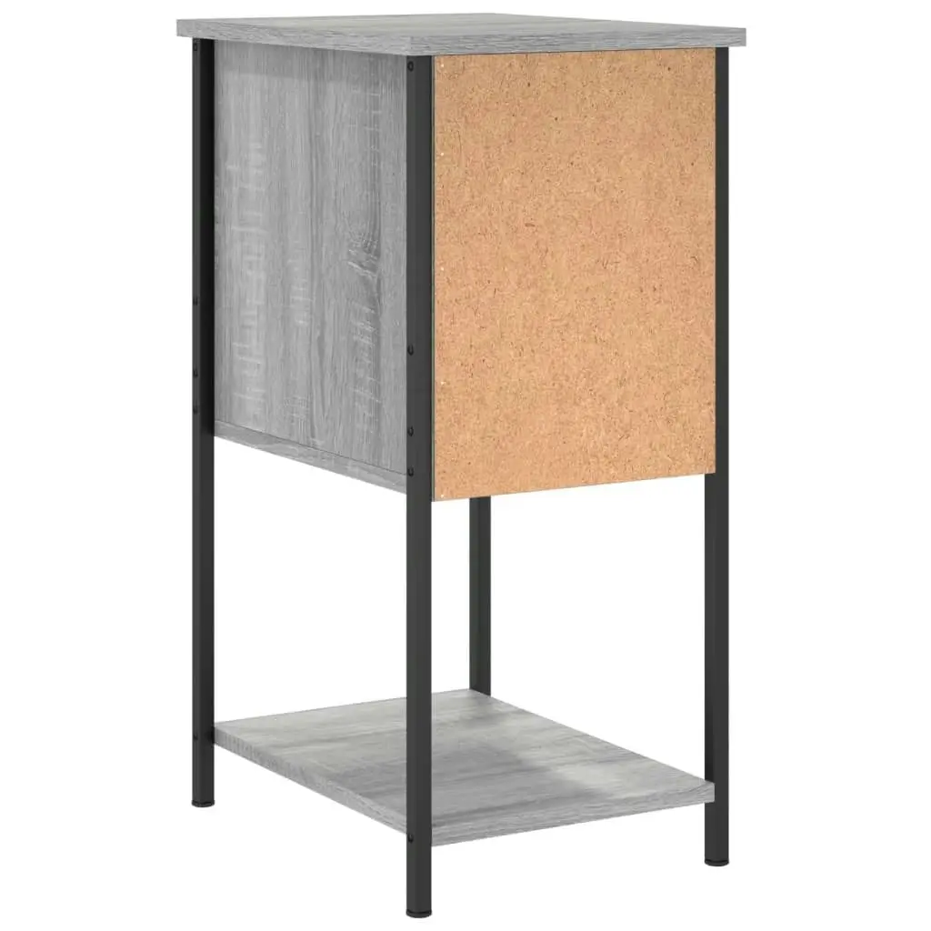 Bedside Cabinet Grey Sonoma 32x42x70 cm Engineered Wood 826099