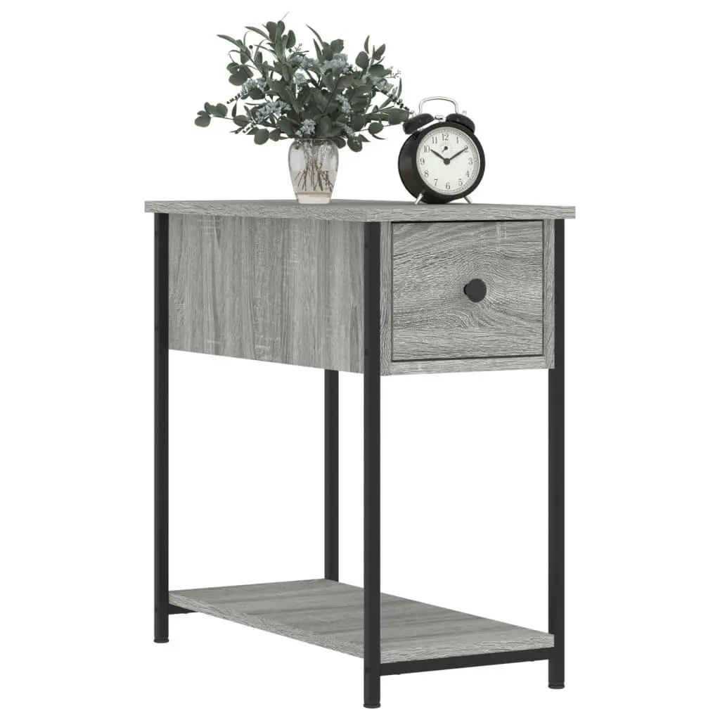 Bedside Cabinet Grey Sonoma 30x60x60 cm Engineered Wood 826059