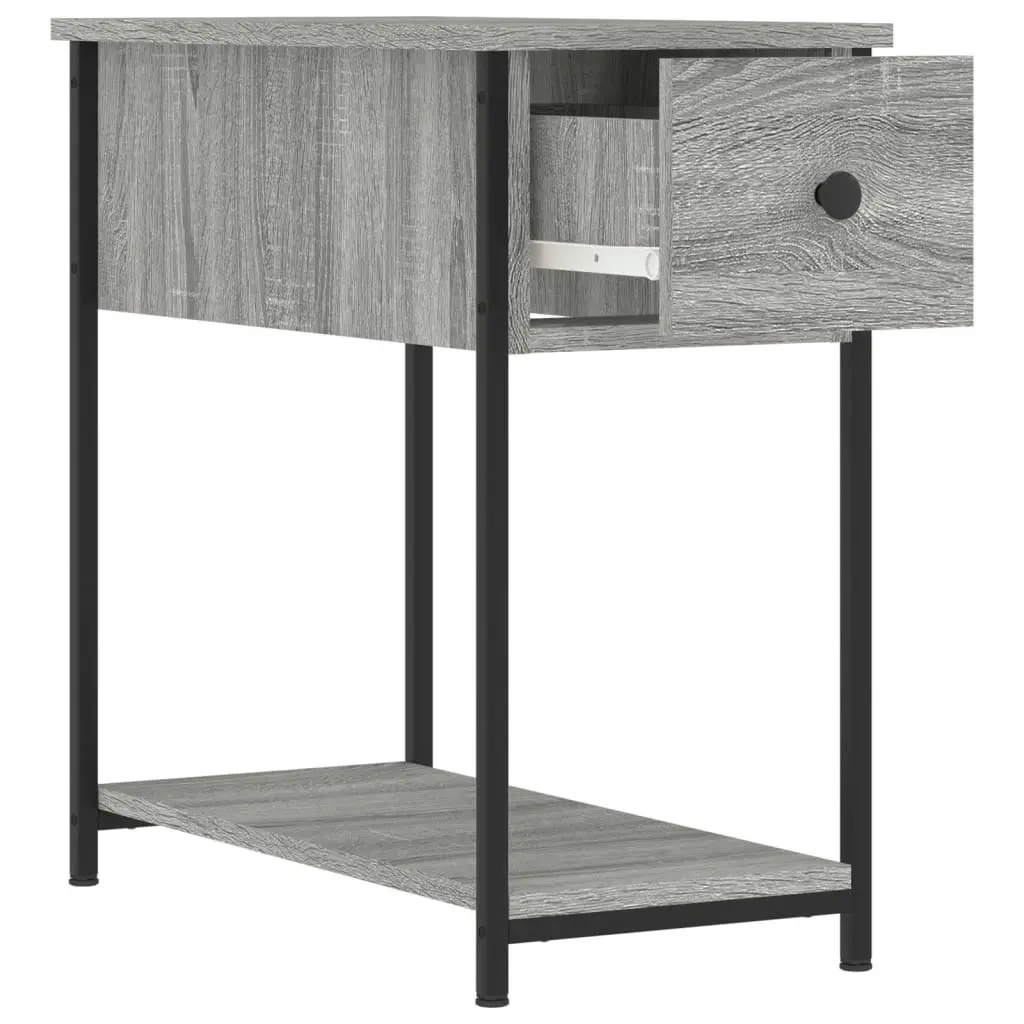 Bedside Cabinet Grey Sonoma 30x60x60 cm Engineered Wood 826059