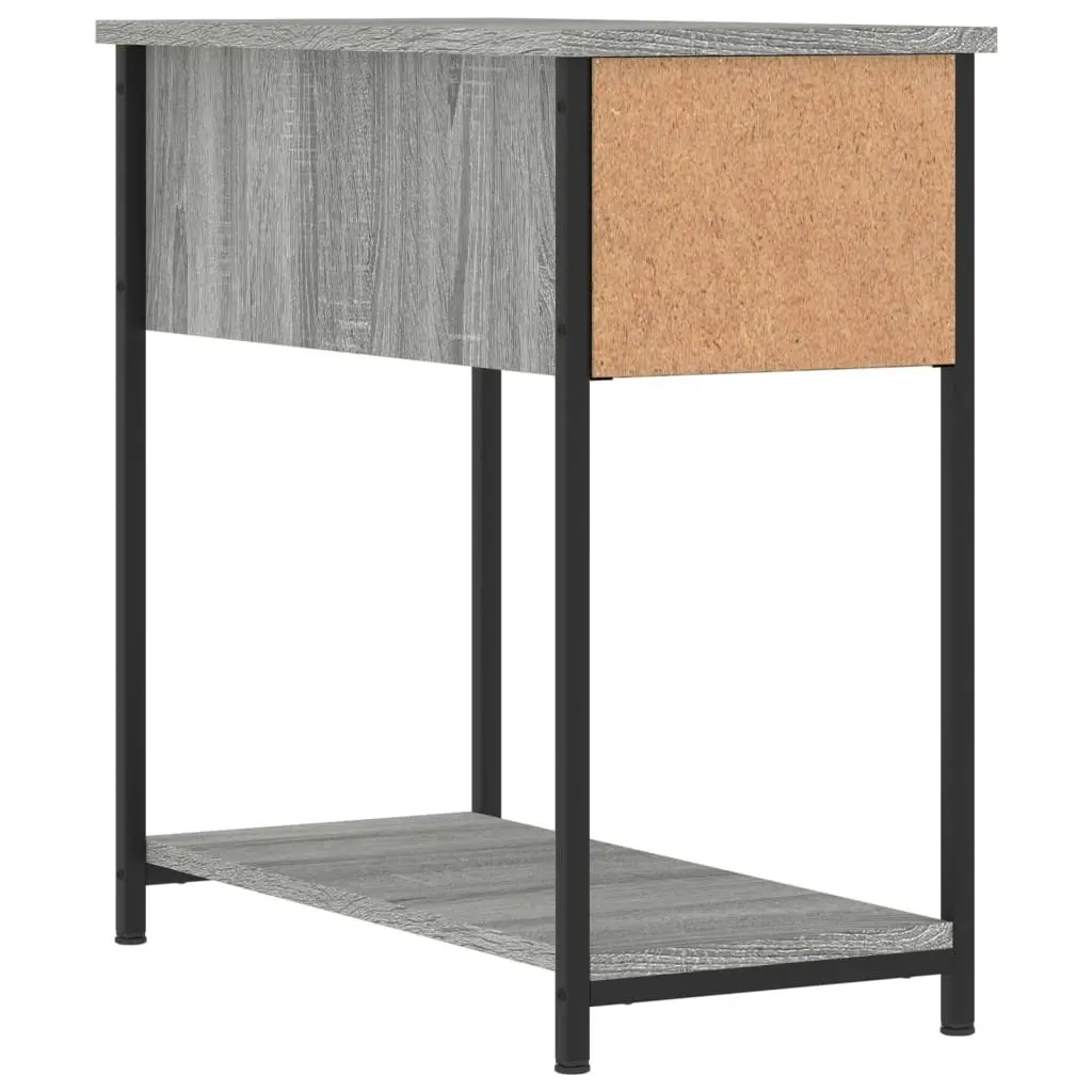 Bedside Cabinet Grey Sonoma 30x60x60 cm Engineered Wood 826059