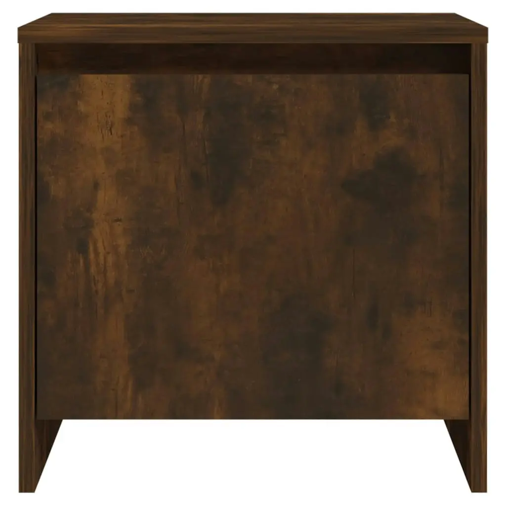 Bedside Cabinet Smoked Oak 45x34x44.5 cm Engineered Wood 813044