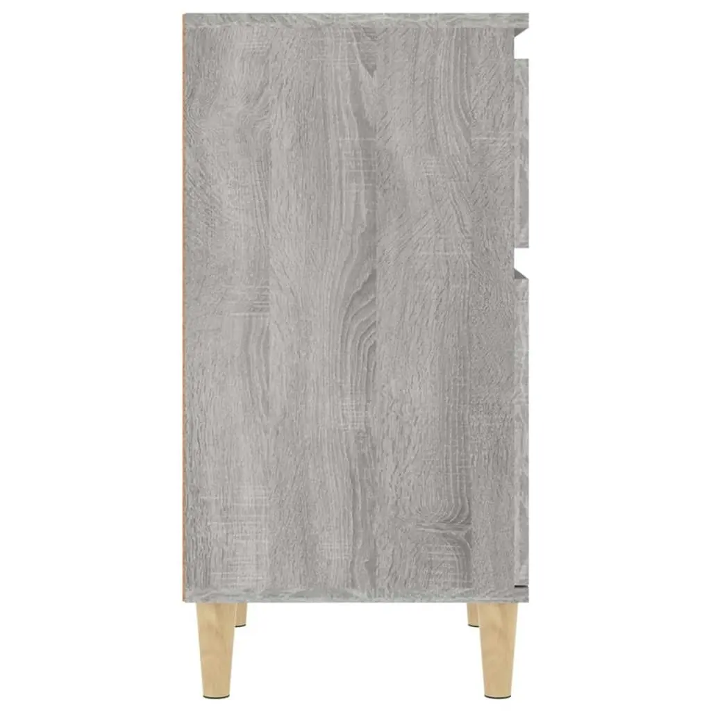 Bedside Cabinet Grey Sonoma 40x35x70 cm 819704