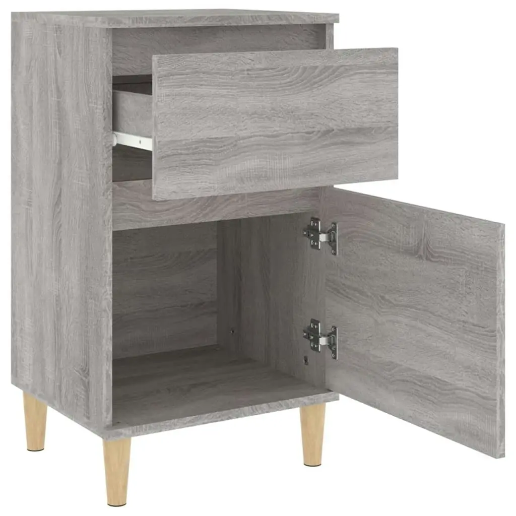 Bedside Cabinet Grey Sonoma 40x35x70 cm 819704