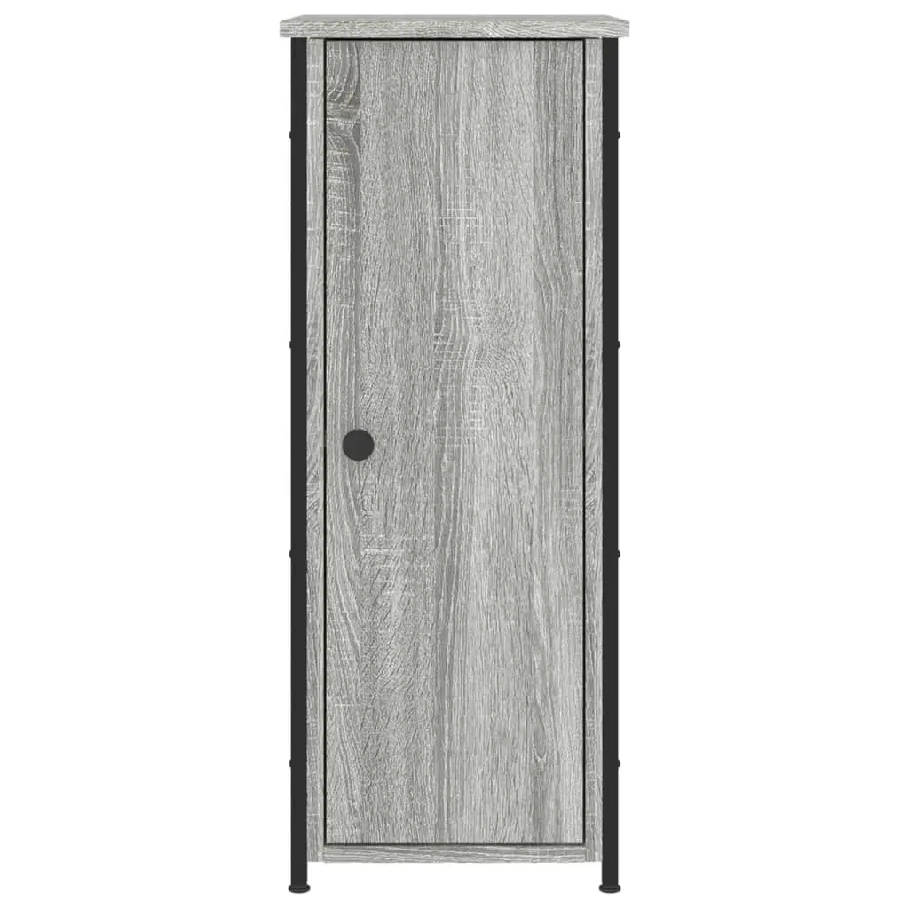 Bedside Cabinet Grey Sonoma 32x42x80 cm Engineered Wood 825969