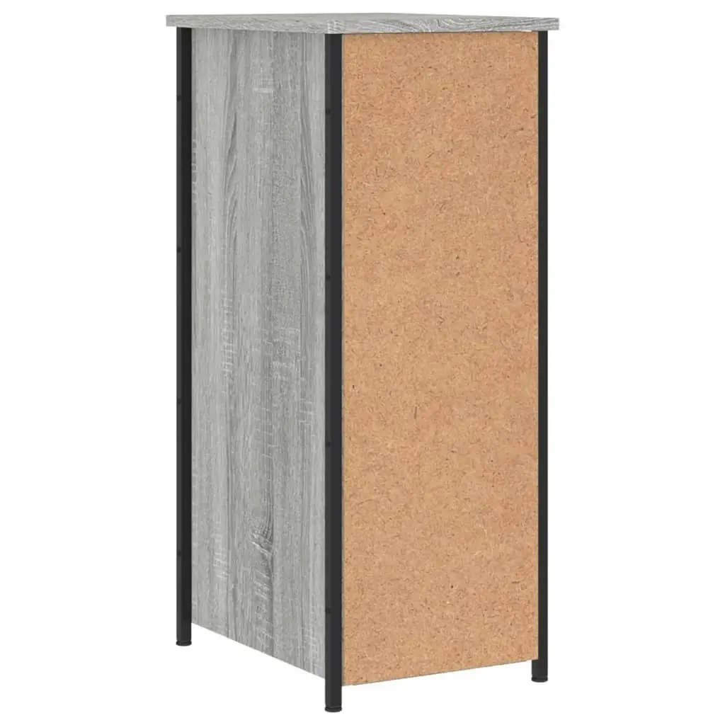 Bedside Cabinet Grey Sonoma 32x42x80 cm Engineered Wood 825969