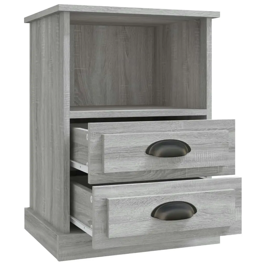 Bedside Cabinet Grey Sonoma 43x36x60 cm 816340