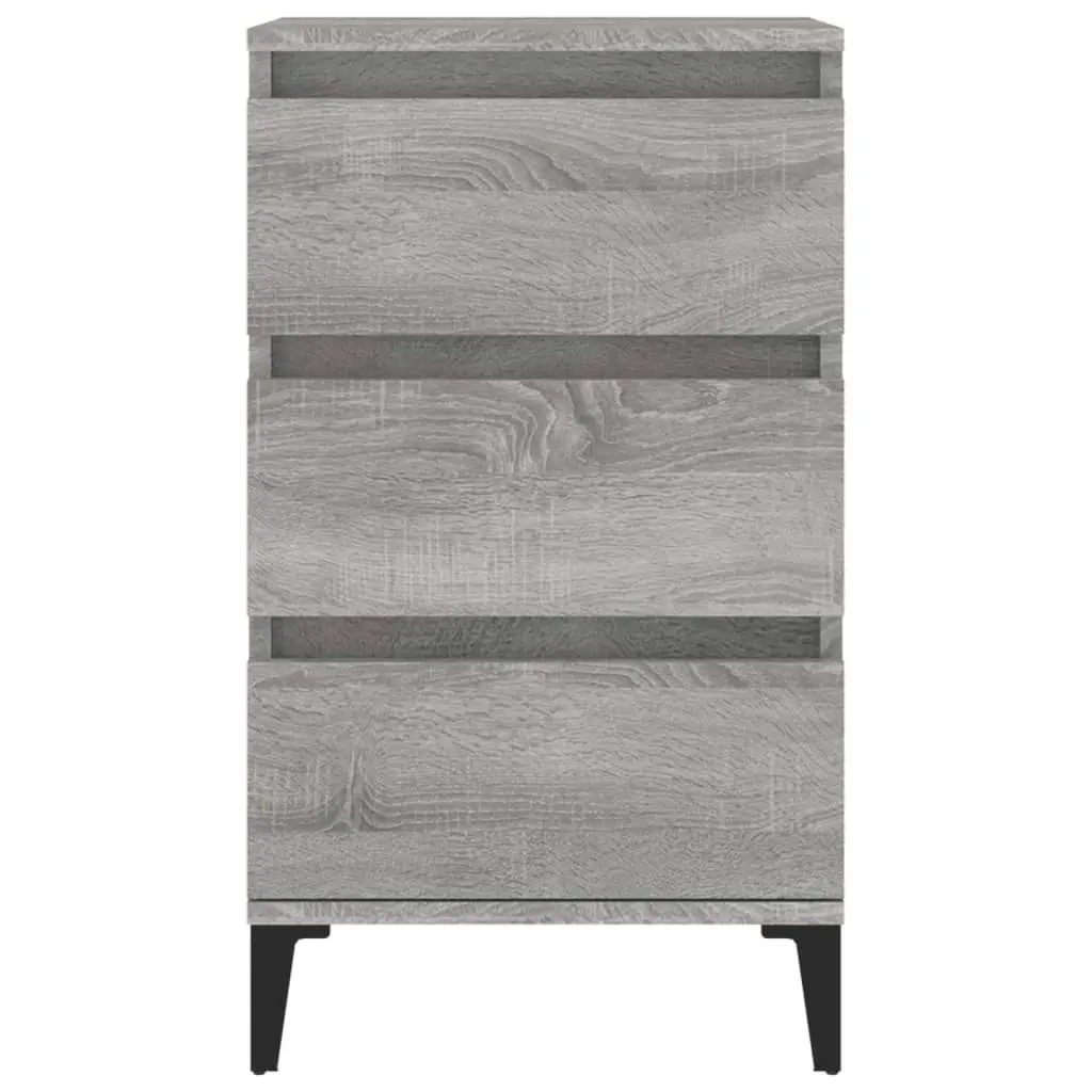 Bedside Cabinet Grey Sonoma 40x35x70 cm Engineered Wood 819674