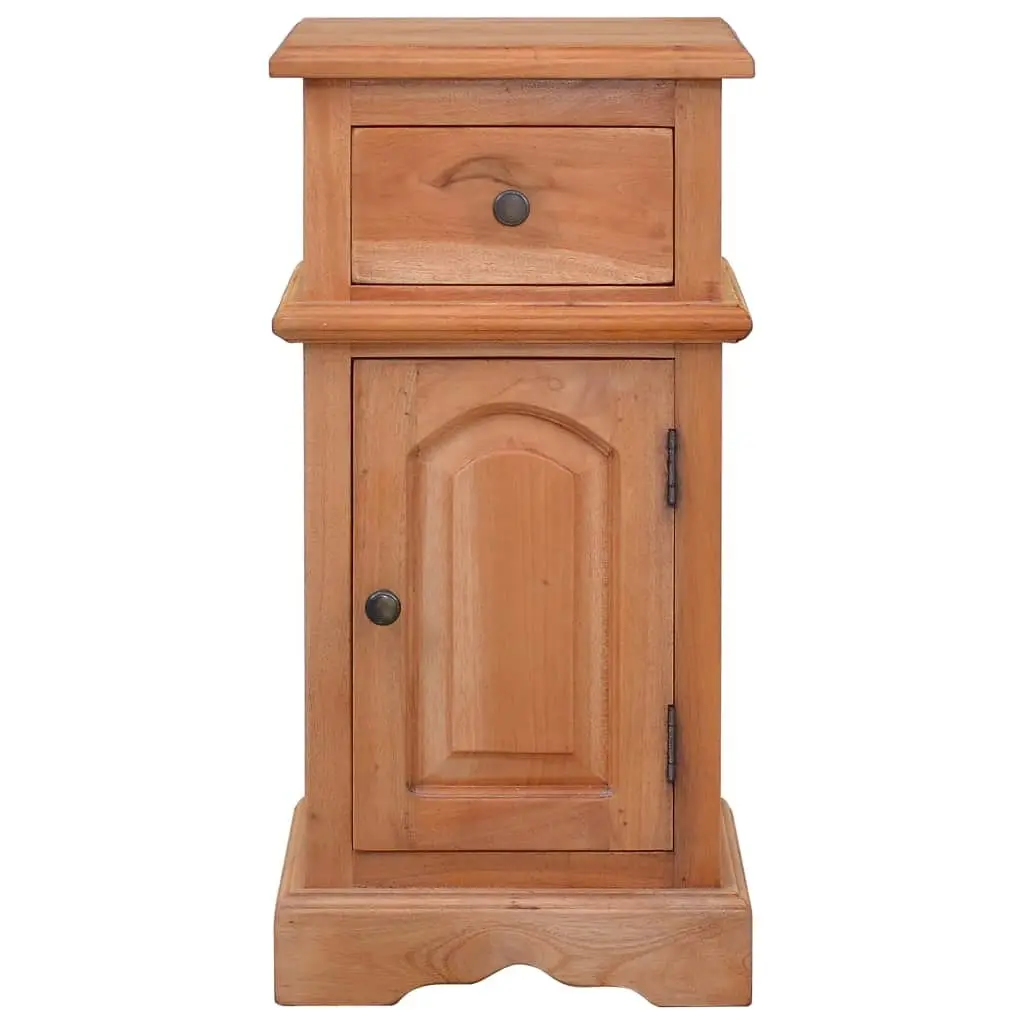 Bedside Cabinet Solid Mahogany Wood 288830