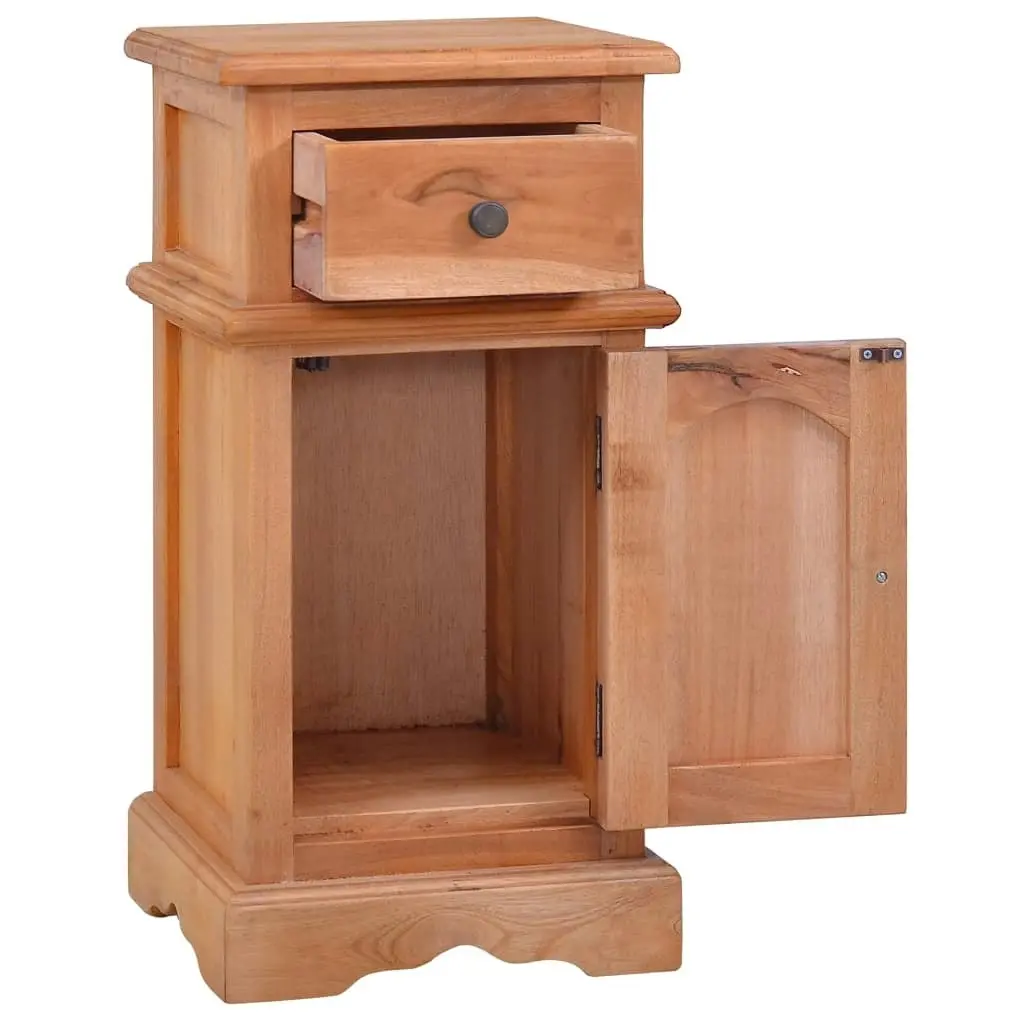 Bedside Cabinet Solid Mahogany Wood 288830