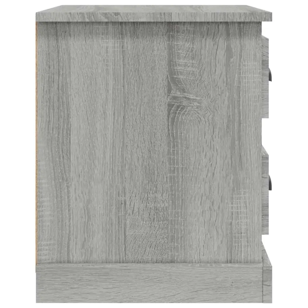 Bedside Cabinet Grey Sonoma 39x39x47.5 cm Engineered Wood 816156