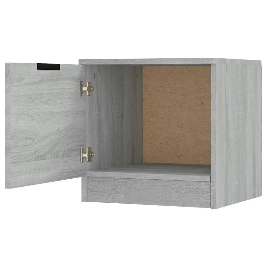 Bedside Cabinet Grey Sonoma 40x39x40 cm 817029