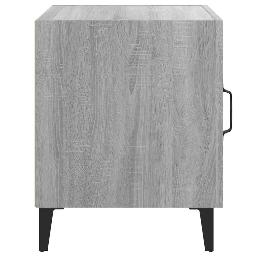 Bedside Cabinet Grey Sonoma Engineered Wood 817317