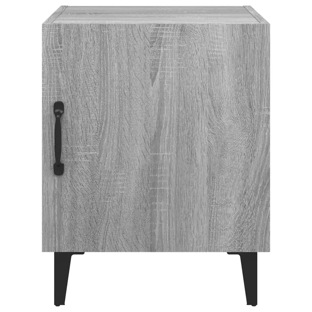 Bedside Cabinet Grey Sonoma Engineered Wood 817317