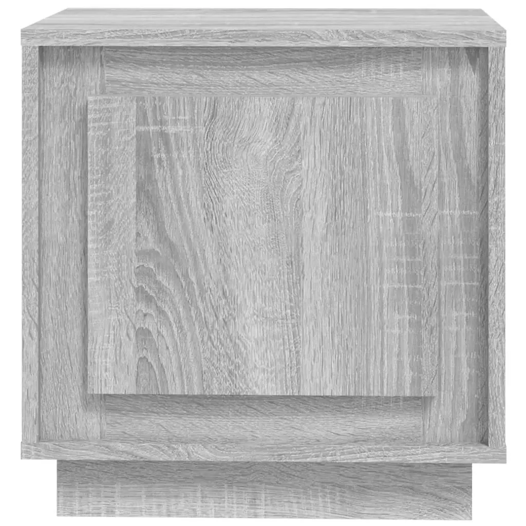 Bedside Cabinet Grey Sonoma 44x35x45 cm Engineered Wood 819848