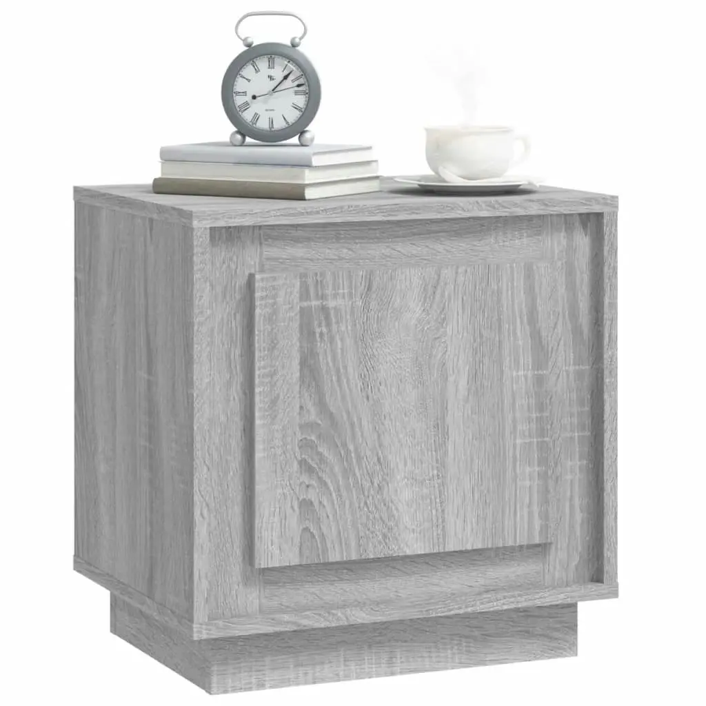 Bedside Cabinet Grey Sonoma 44x35x45 cm Engineered Wood 819848