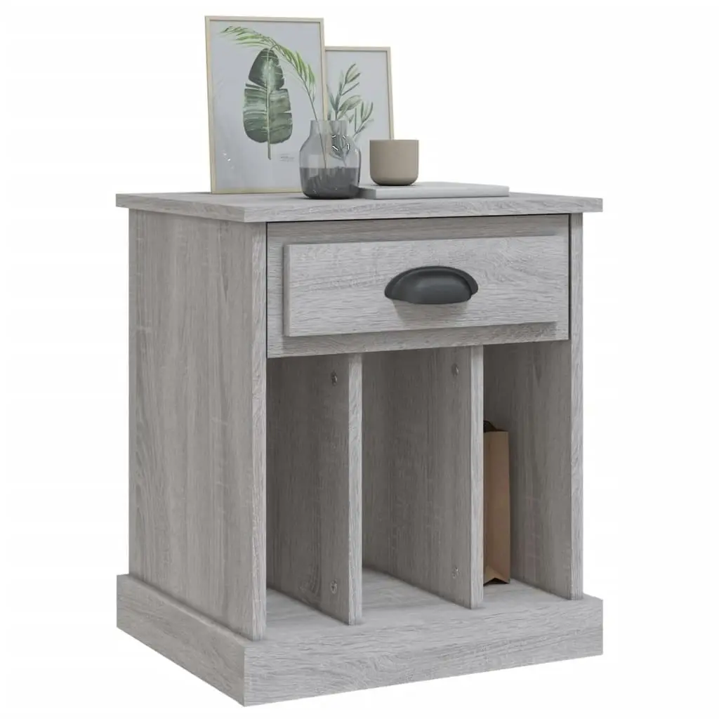 Bedside Cabinet Grey Sonoma 43x36x50 cm 816356