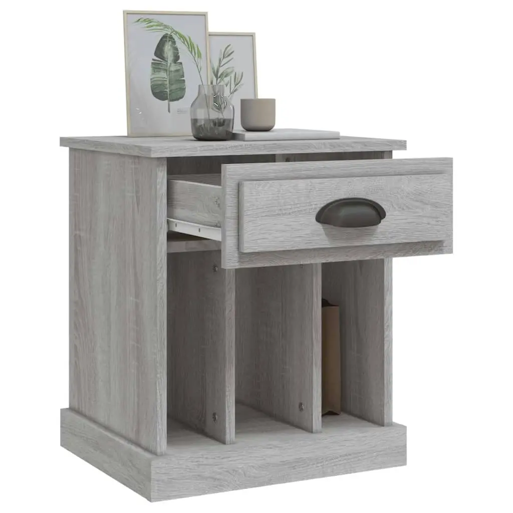 Bedside Cabinet Grey Sonoma 43x36x50 cm 816356