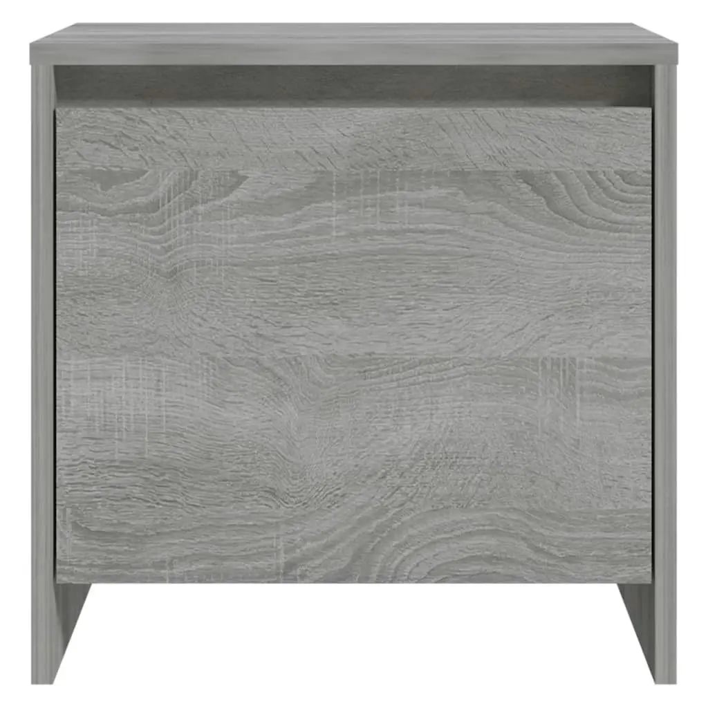 Bedside Cabinet Grey Sonoma 45x34x44.5 cm Engineered Wood 813046