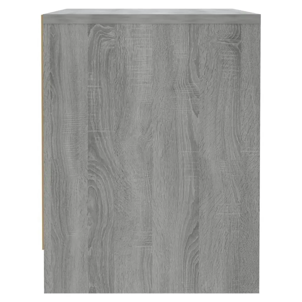 Bedside Cabinet Grey Sonoma 45x34x44.5 cm Engineered Wood 813046