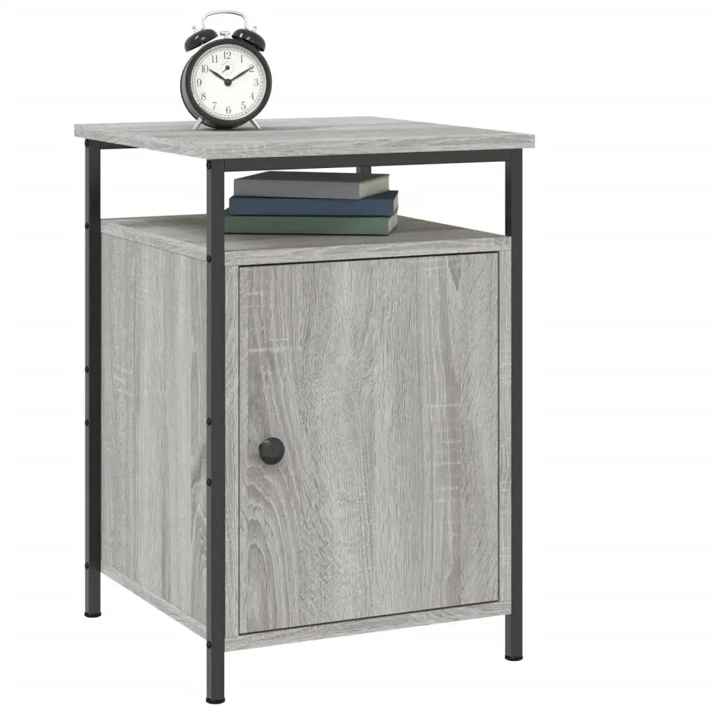 Bedside Cabinet Grey Sonoma 40x42x60 cm Engineered Wood 825869