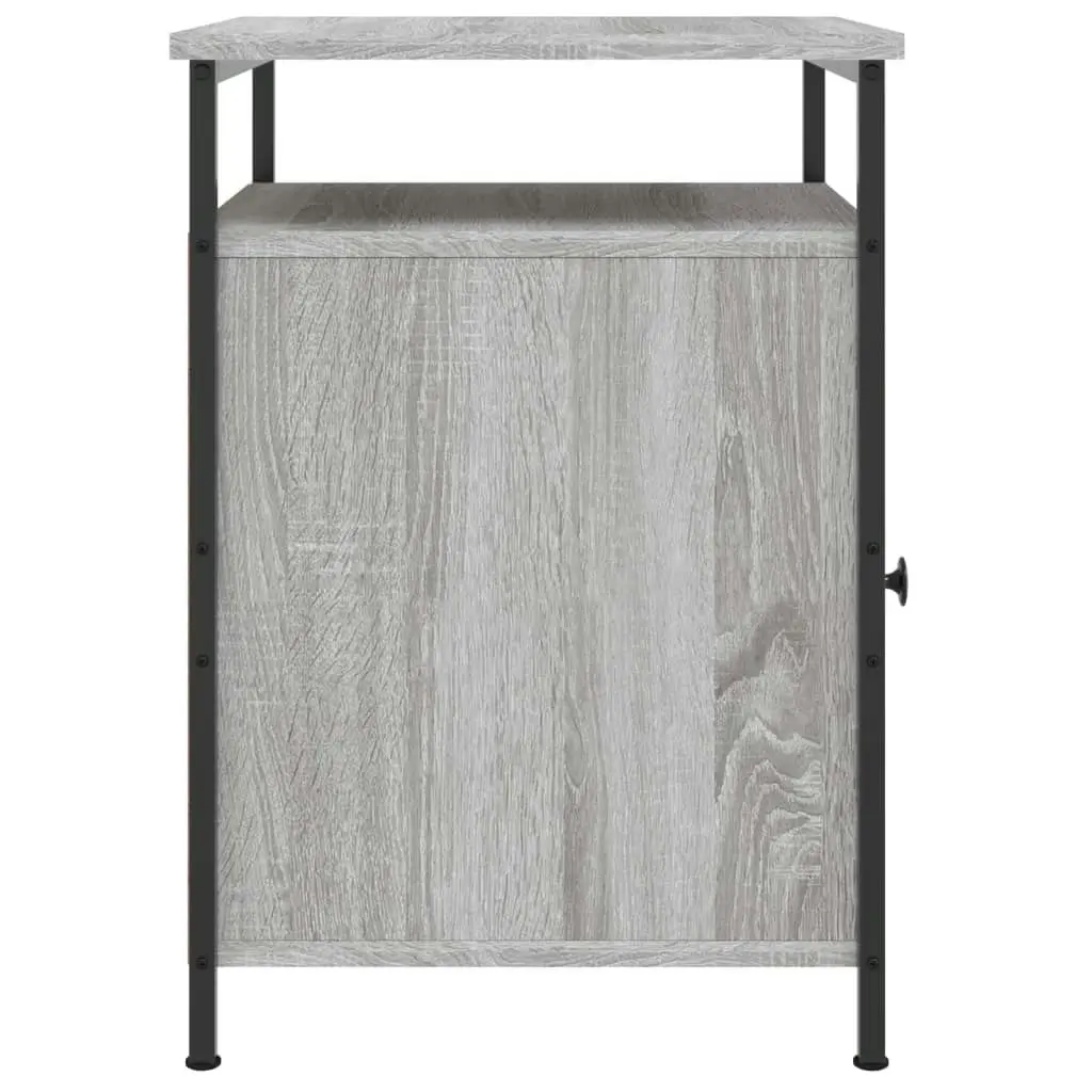 Bedside Cabinet Grey Sonoma 40x42x60 cm Engineered Wood 825869