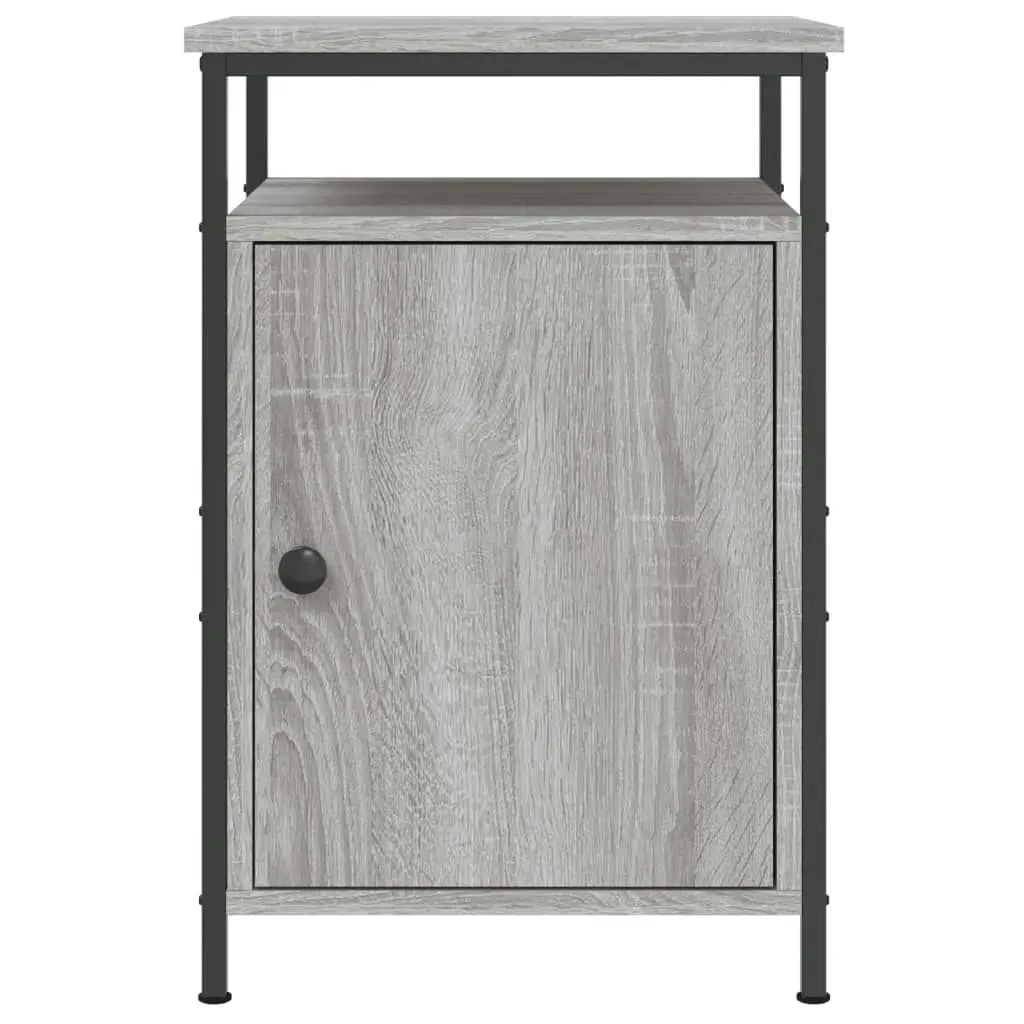 Bedside Cabinet Grey Sonoma 40x42x60 cm Engineered Wood 825869