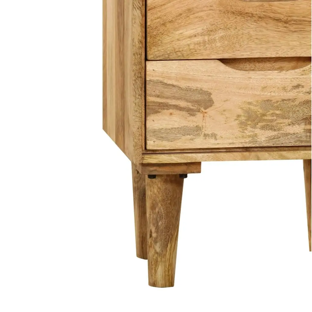 Bedside Cabinet Solid Mango Wood 40x30x59.5 cm 246788