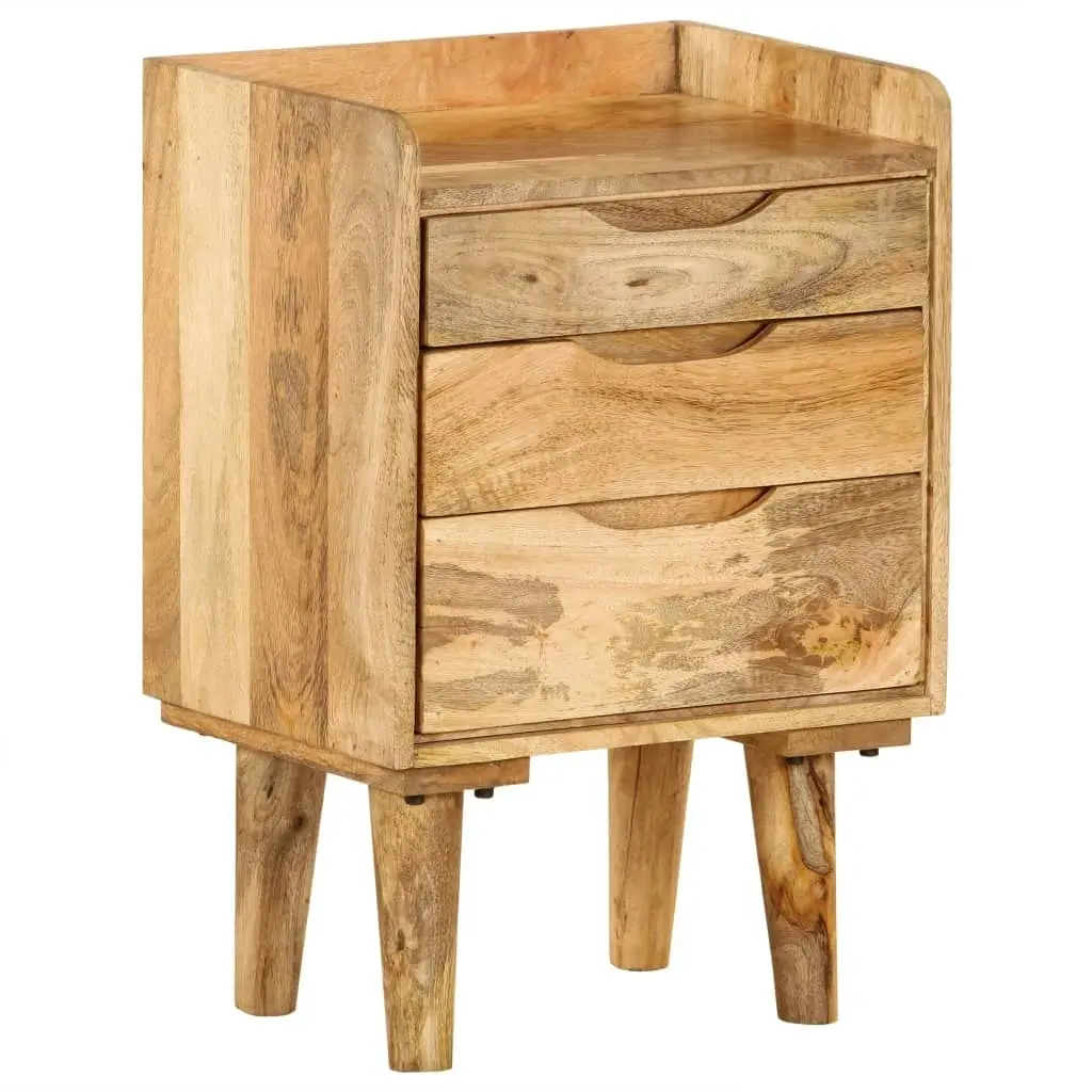 Bedside Cabinet Solid Mango Wood 40x30x59.5 cm 246788