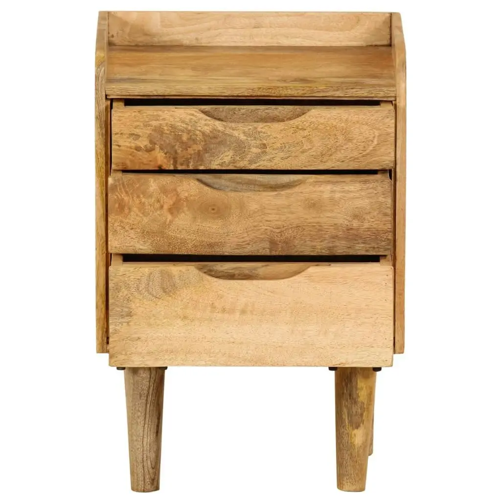 Bedside Cabinet Solid Mango Wood 40x30x59.5 cm 246788