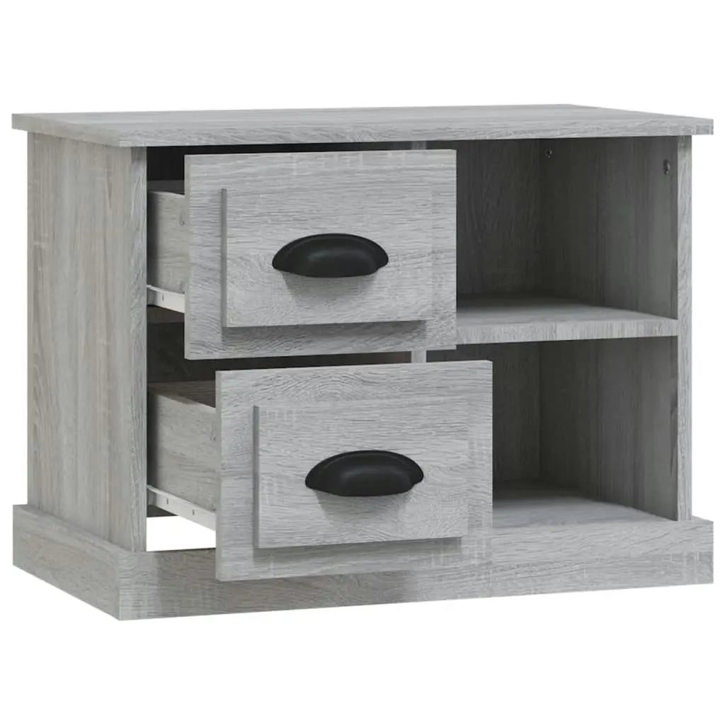 Bedside Cabinet Grey Sonoma 60x35.5x45 cm 816374