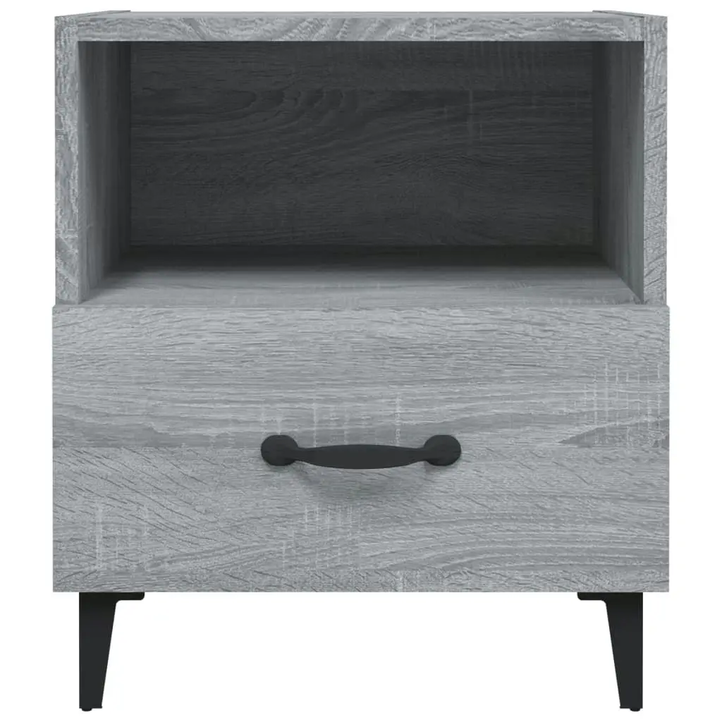 Bedside Cabinet Grey Sonoma Engineered Wood 817305