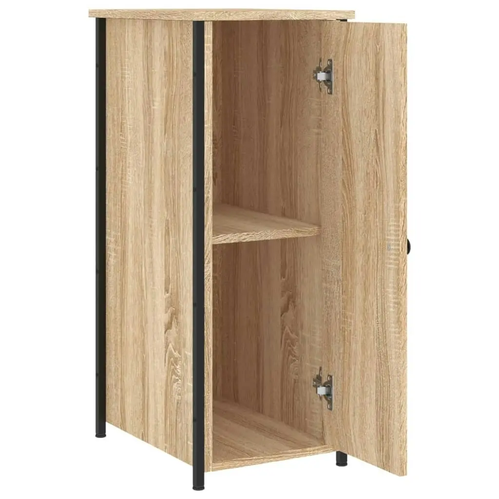 Bedside Cabinet Sonoma Oak 32x42x80 cm Engineered Wood 825965