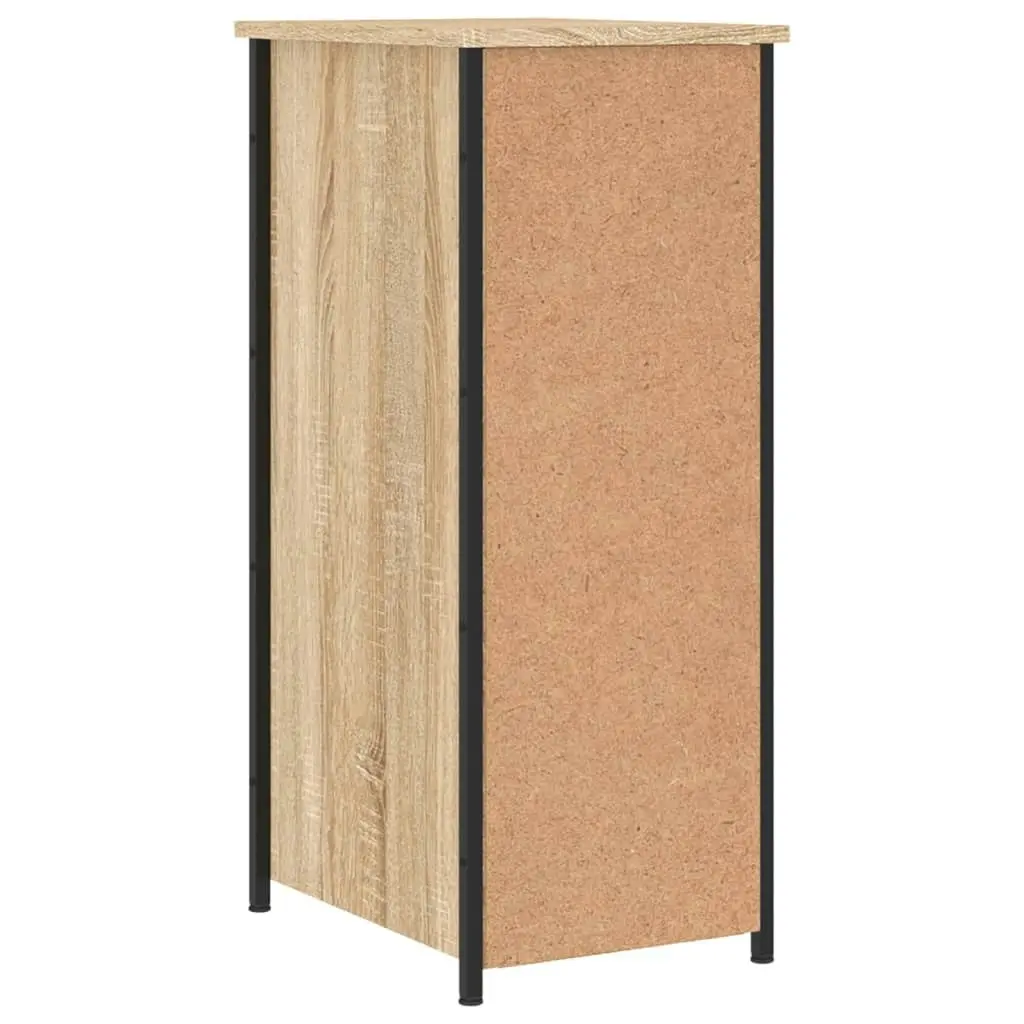 Bedside Cabinet Sonoma Oak 32x42x80 cm Engineered Wood 825965