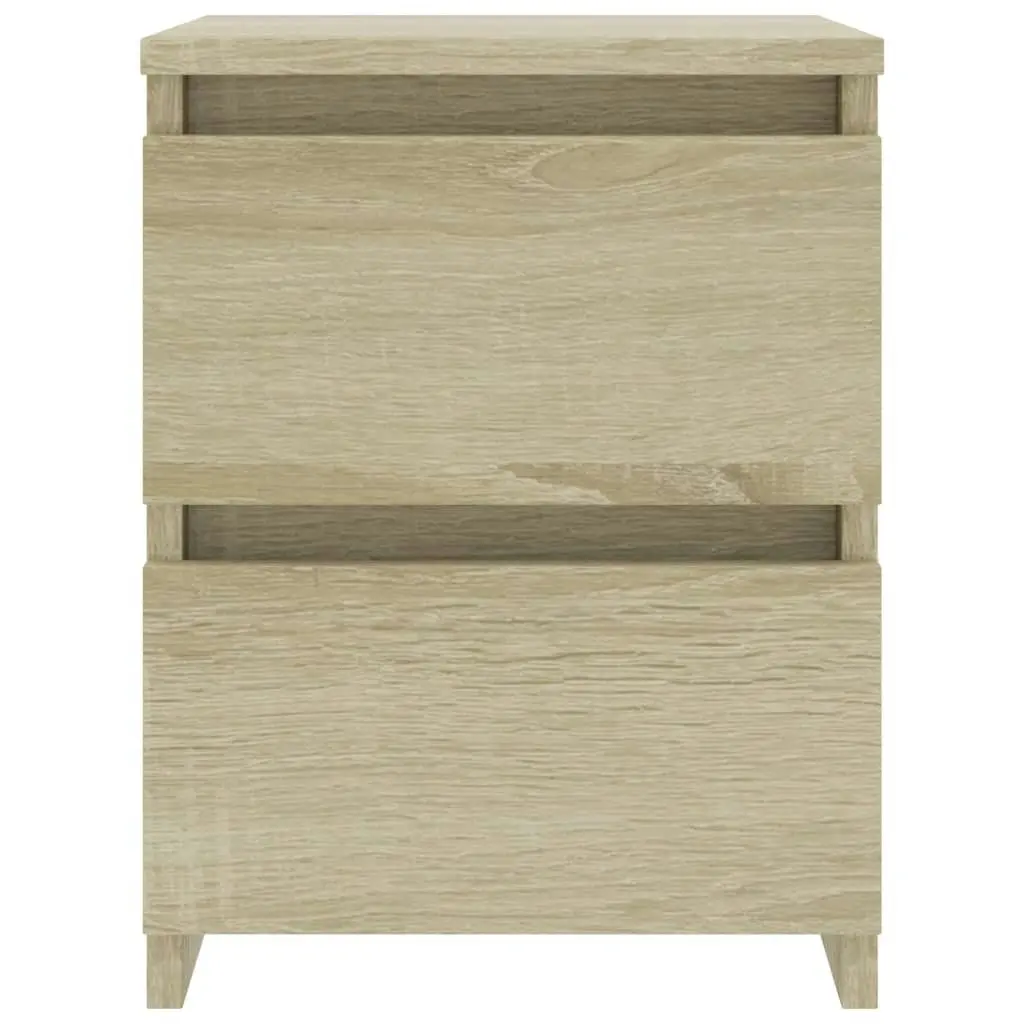 Bedside Cabinet Sonoma Oak 30x30x40 cm Engineered Wood 800519