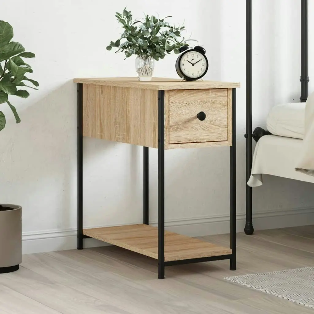 Bedside Cabinet Sonoma Oak 30x60x60 cm Engineered Wood 826055