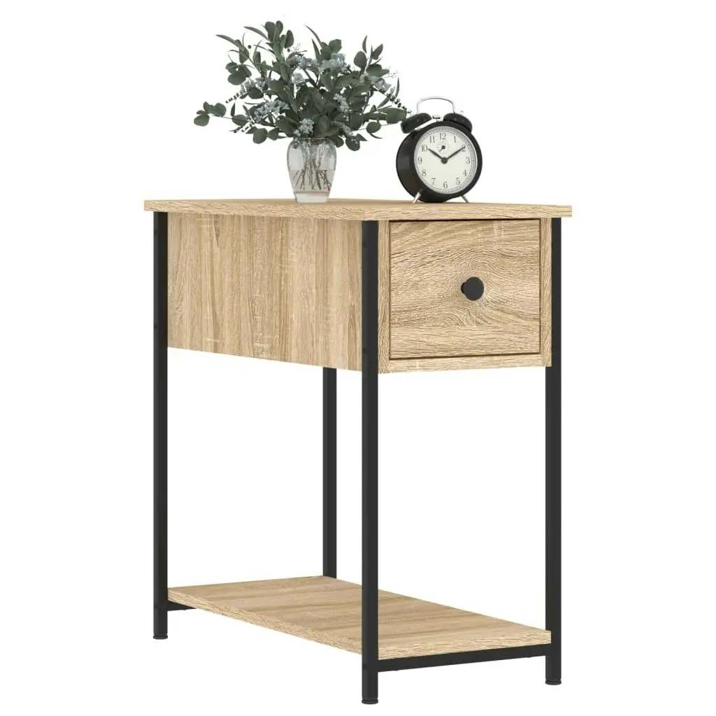 Bedside Cabinet Sonoma Oak 30x60x60 cm Engineered Wood 826055