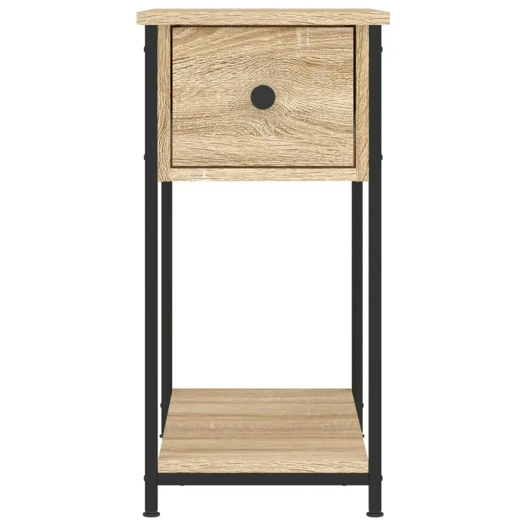 Bedside Cabinet Sonoma Oak 30x60x60 cm Engineered Wood 826055