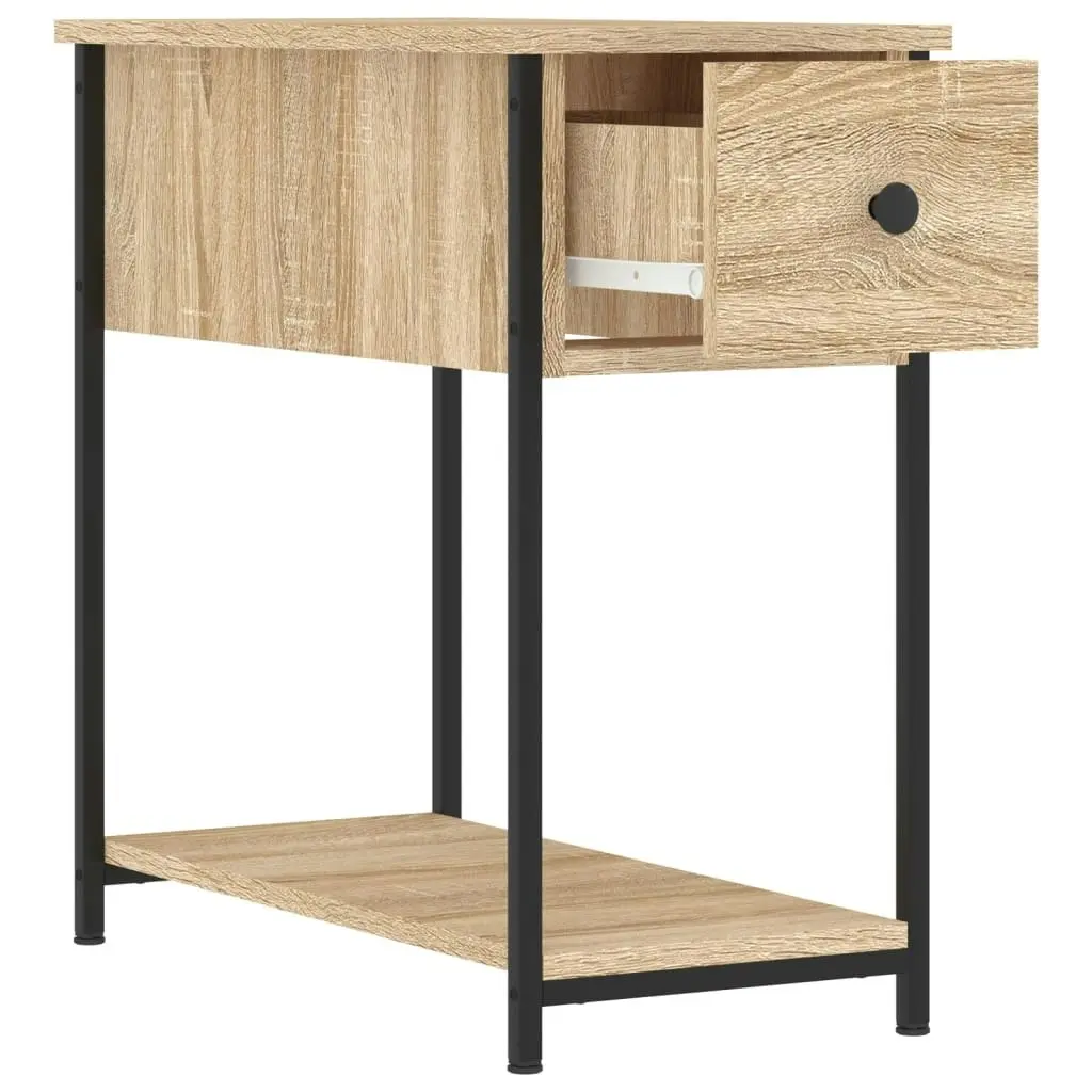 Bedside Cabinet Sonoma Oak 30x60x60 cm Engineered Wood 826055