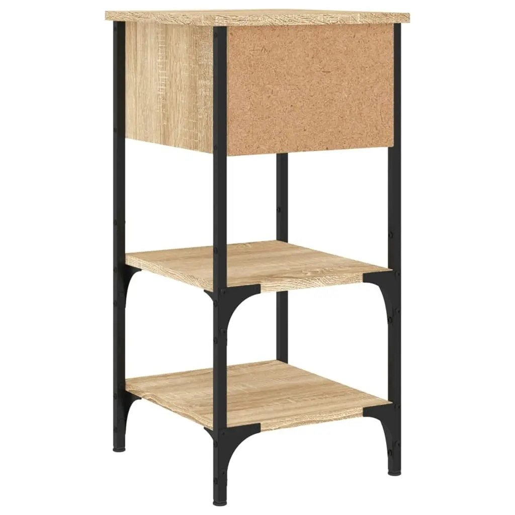 Bedside Cabinet Sonoma Oak 34x36x70 cm Engineered Wood 825975