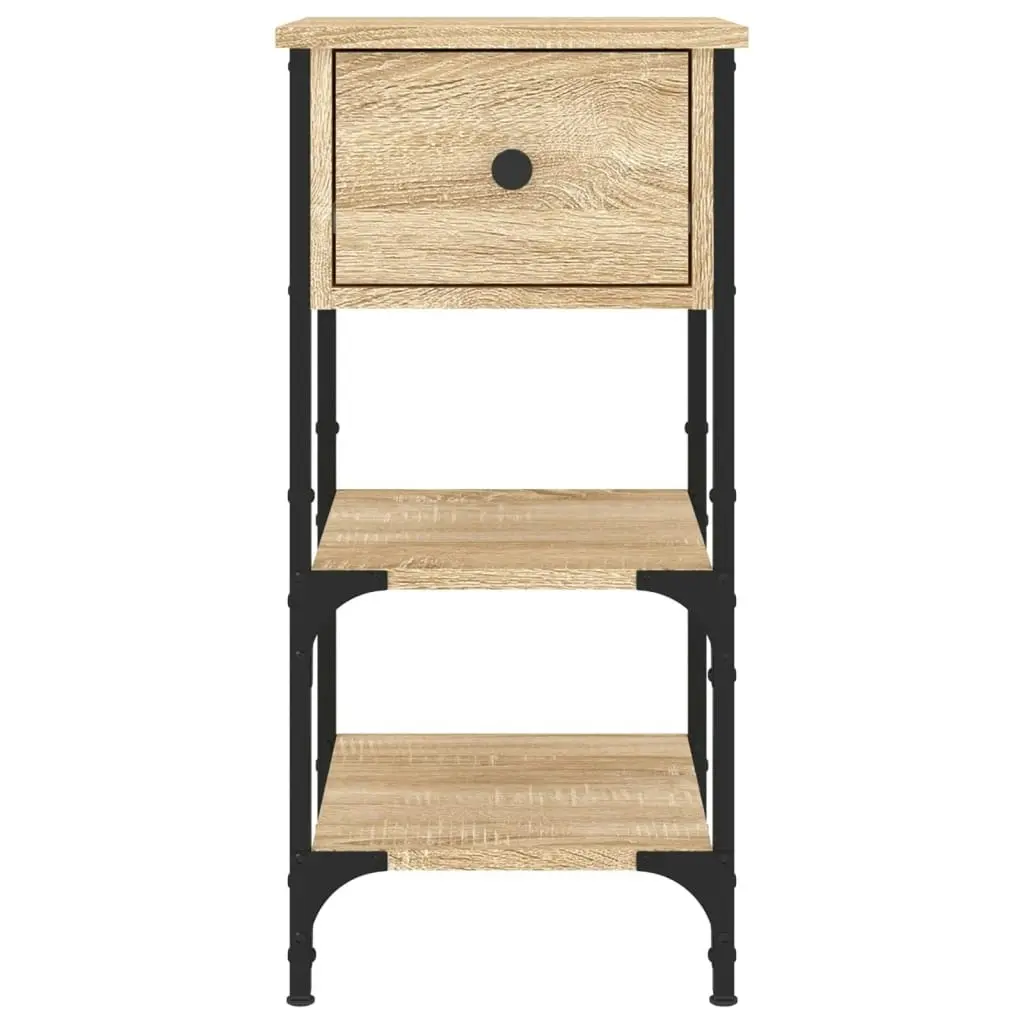 Bedside Cabinet Sonoma Oak 34x36x70 cm Engineered Wood 825975