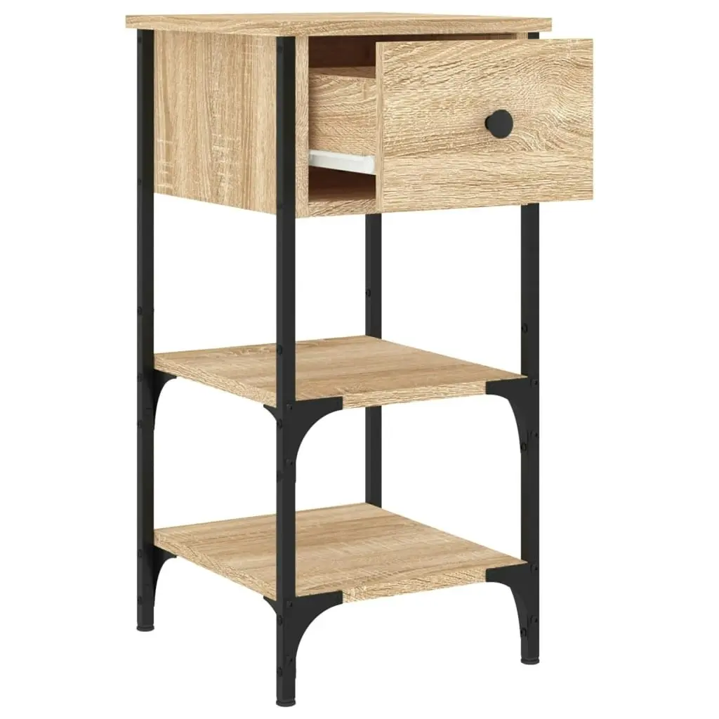 Bedside Cabinet Sonoma Oak 34x36x70 cm Engineered Wood 825975